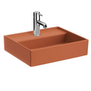 VitrA ArchiPlan Dar Lavabo Mat Terra Rosa, 45 cm