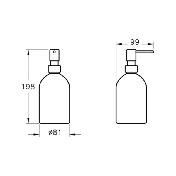 VitrA Origin Sıvı Sabunluk, Mat Siyah