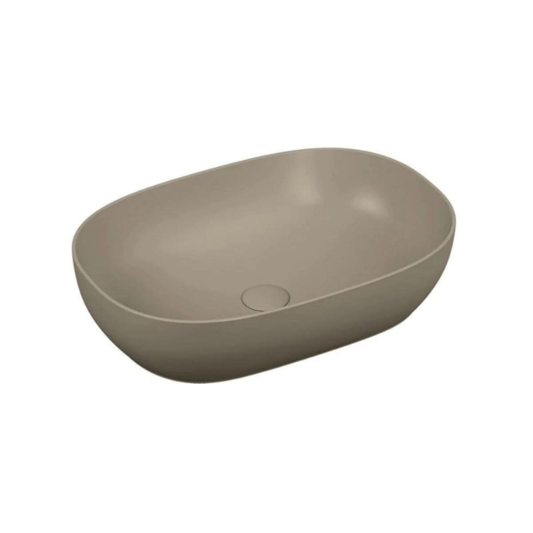 VitrA Outline 59 cm Mat Bej Oval Lavabo