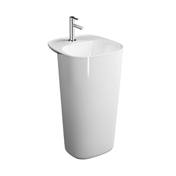 VitrA Plural 50 cm Beyaz Monoblok Lavabo